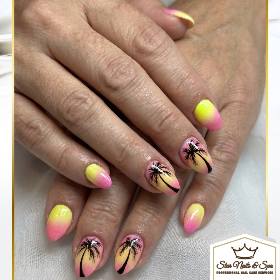 Star Nails Design July 10